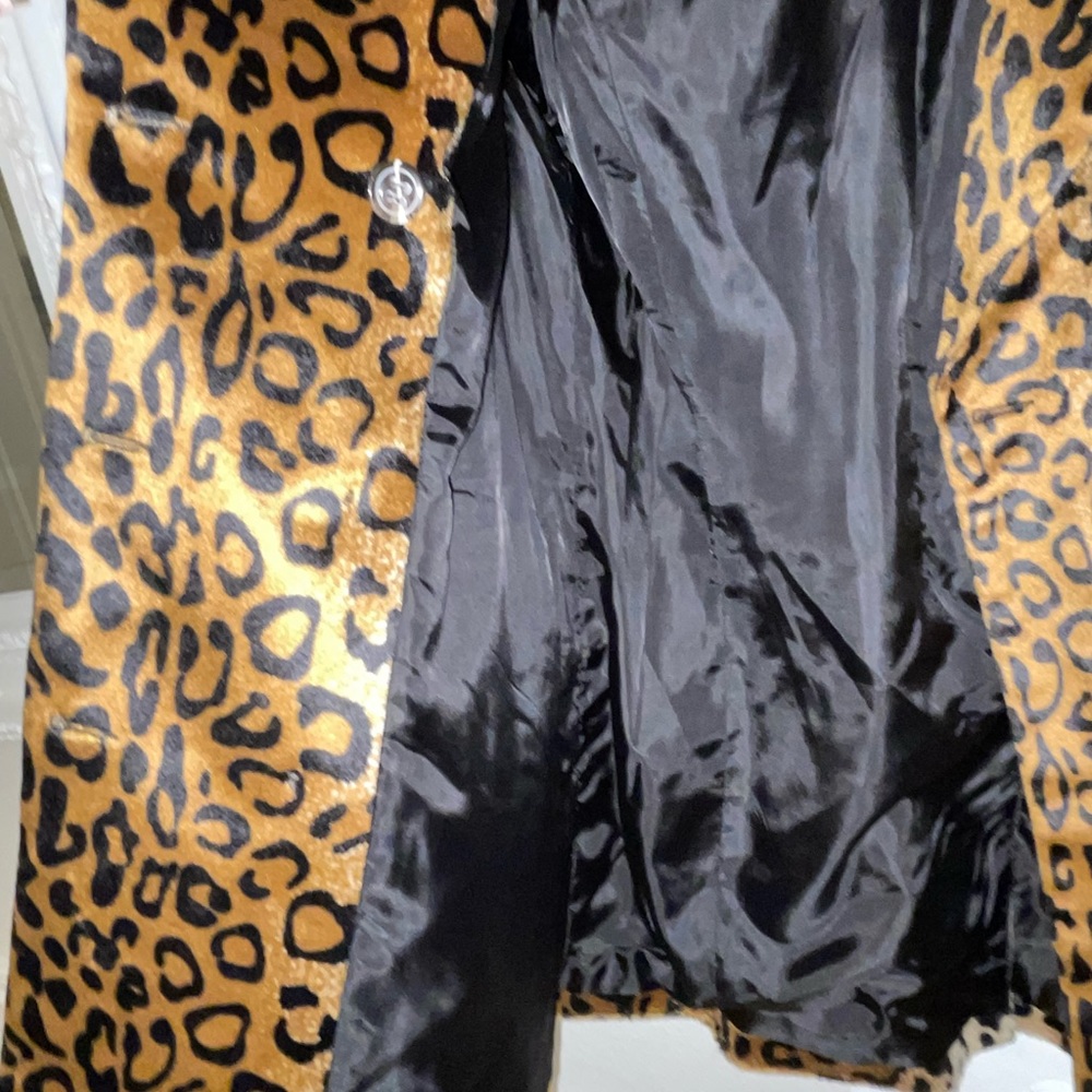 Nwt Leopard Print Animal Print Jacket M Y2k Retro… - image 6